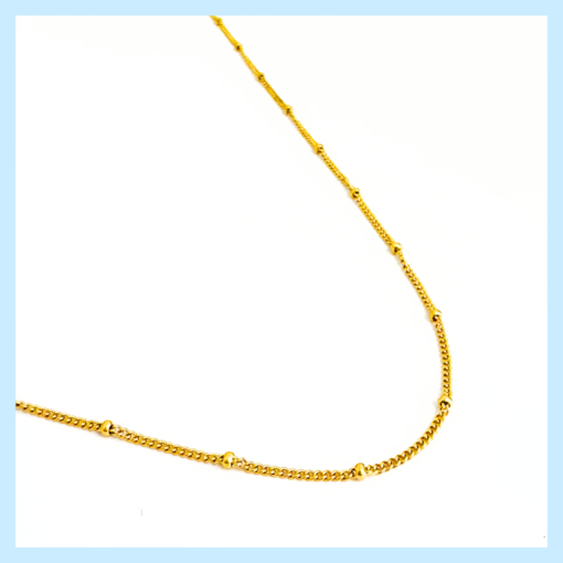 Beaded Chain Gold