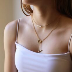 Alternative view of Cleo Fob Necklace