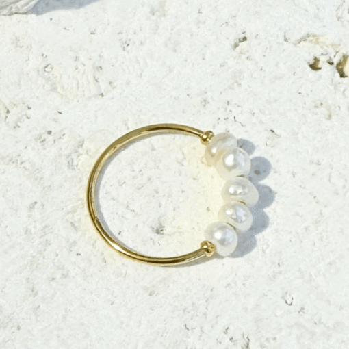 Dainty Pearl Ring - Image 2