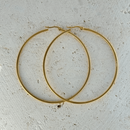 Extra Large Hoop Earrings - Image 2