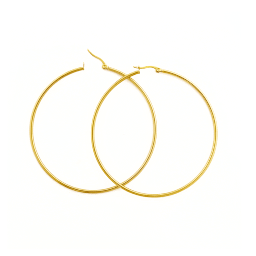 Thin Hoop Earrings