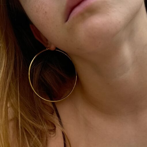 Extra Large Hoop Earrings - Image 5
