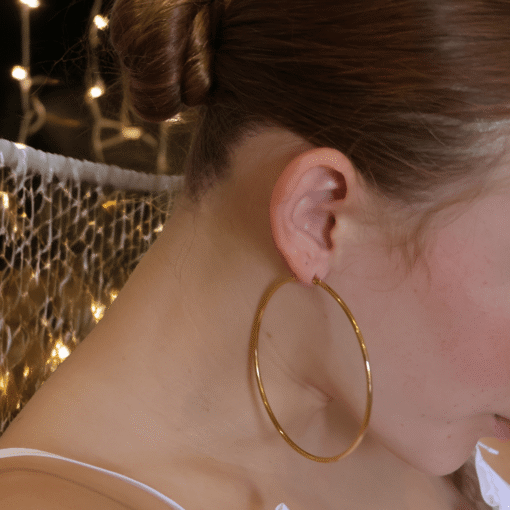 Extra Large Hoop Earrings - Image 3