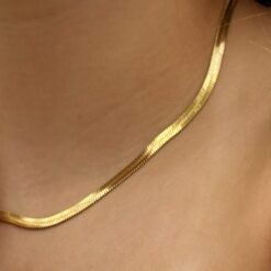 Flat Snake Necklace