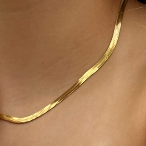 Flat Snake Necklace