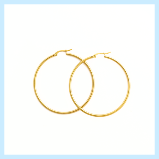 Thin Hoop Earrings