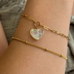 Alternative view of Solace Heart Bracelet