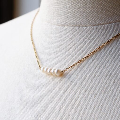 Mini Pearl Necklace - Image 3