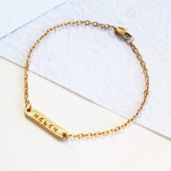 Cora - Nameplate Bracelet