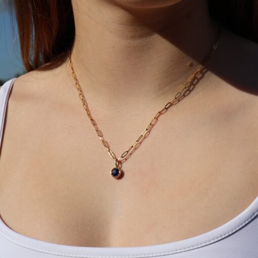 Penelope Birthstone Necklace - Image 4