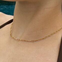 Alternative view of Paperclip Chain Necklace