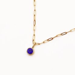 Alternative view of Penelope Birthstone Necklace