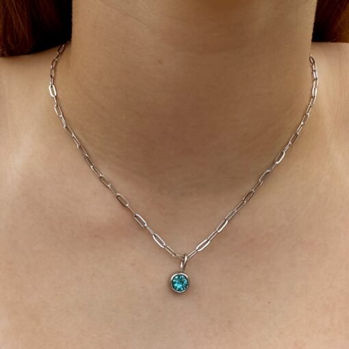 Penelope Birthstone Necklace - Image 4