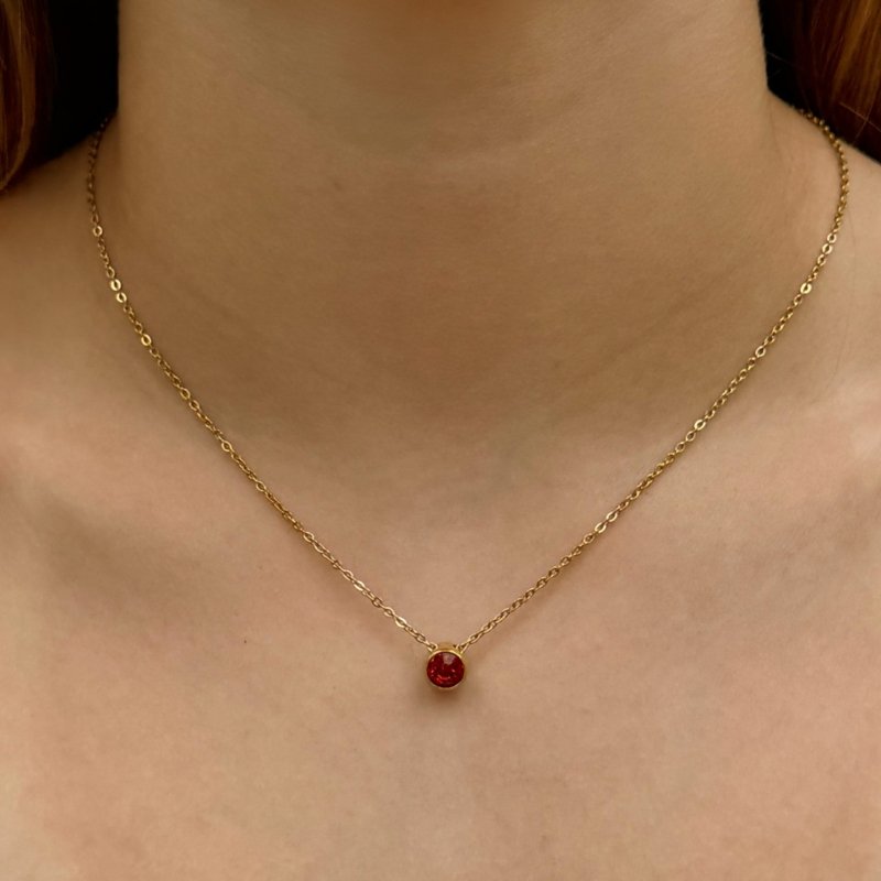 Rihanna Birthstone Necklace