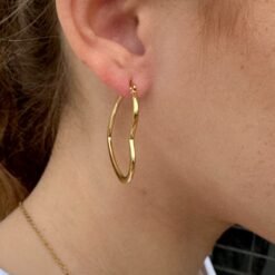 Sweetheart Hoop Earrings