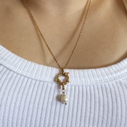 Abbey - Sailor Pearl Necklace - Image 2