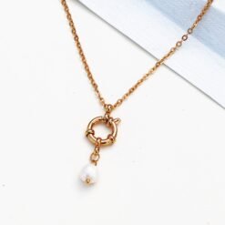 Abbey - Sailor Pearl Necklace
