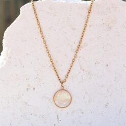 Asta - Mother of Pearl Pendant Necklace