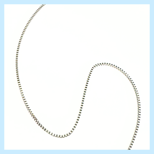 Box Chain Necklace Silver