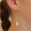 Rachel - Pearl Threader Earrings
