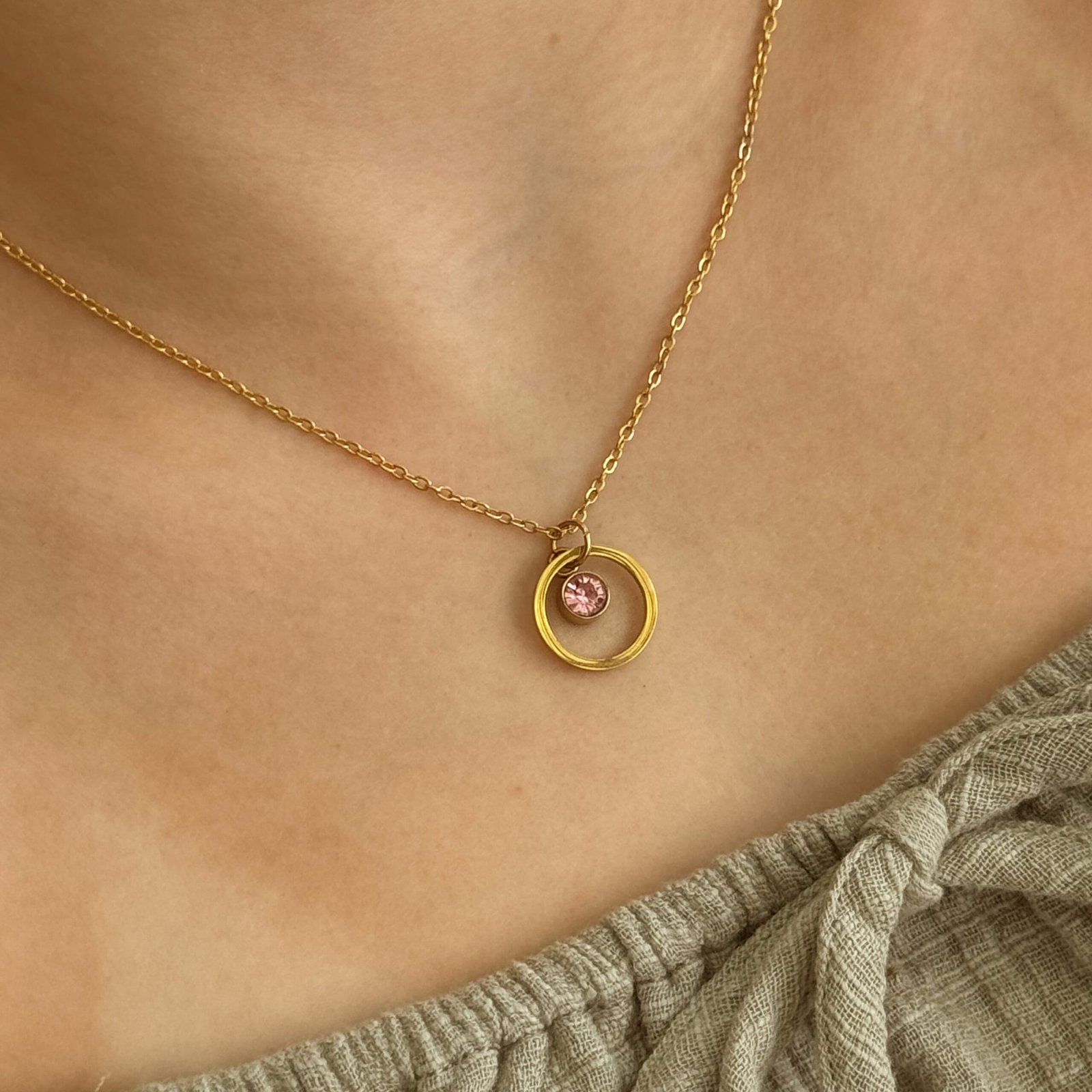 Talia Birthstone Necklace - Image 5