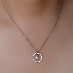 Alternative view of Talia Birthstone Necklace