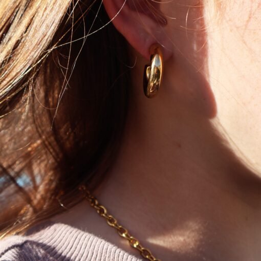 Anna Hoop Earrings - Image 2
