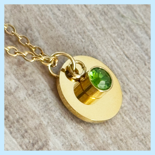 Juniper - Birthstone Pendant Necklace - Image 2