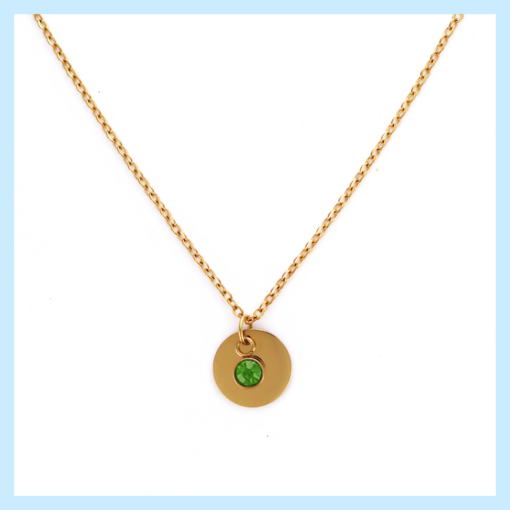 Juniper - Birthstone Pendant Necklace