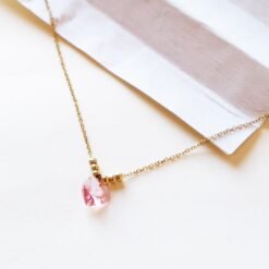 Deanna - Beaded Heart Necklace