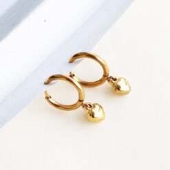 Kirra Mini Heart Hoop Earrings