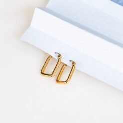 Rectangle Hoop Earrings
