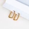 Rectangle Hoop Earrings