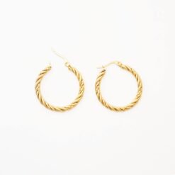 Twisted Hoop Earrings