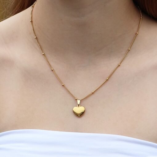 Harmony - Heart Pendant Necklace - Image 2