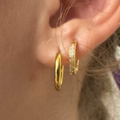 Alternative view of Lulu Hoop Earrings