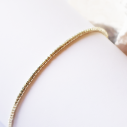 Silver - Beaded Bracelet
