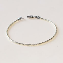 Silver - Beaded Bracelet