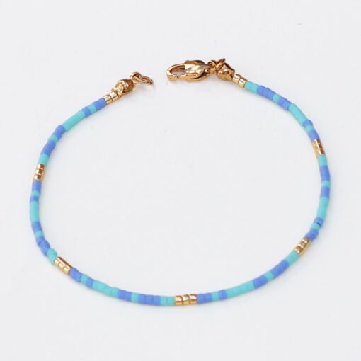 Aqua Lagoon - Beaded Bracelet - Image 4