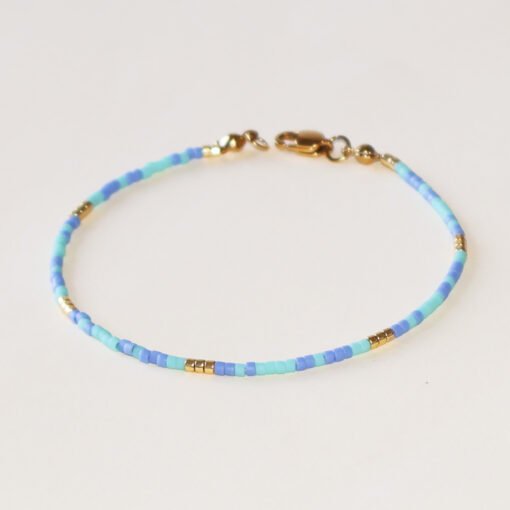 Aqua Lagoon - Beaded Bracelet