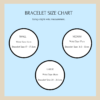 Bracelet sizing chart