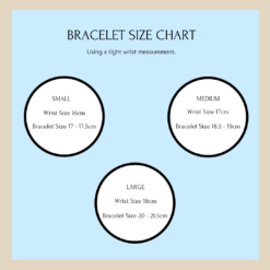 Bracelet sizing chart