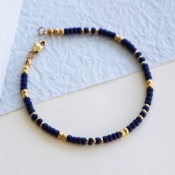Cairo Navy - Beaded Bracelet