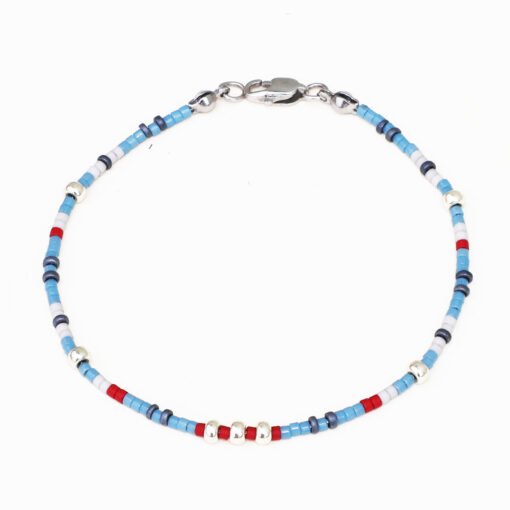 Denim Dream - Beaded Bracelet - Image 2