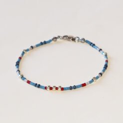 Denim Dream - Beaded Bracelet