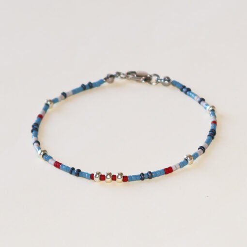 Denim Dream - Beaded Bracelet