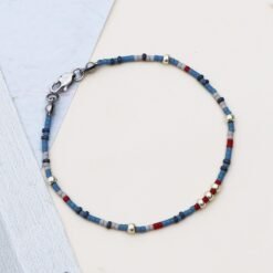 Denim Dream - Beaded Bracelet