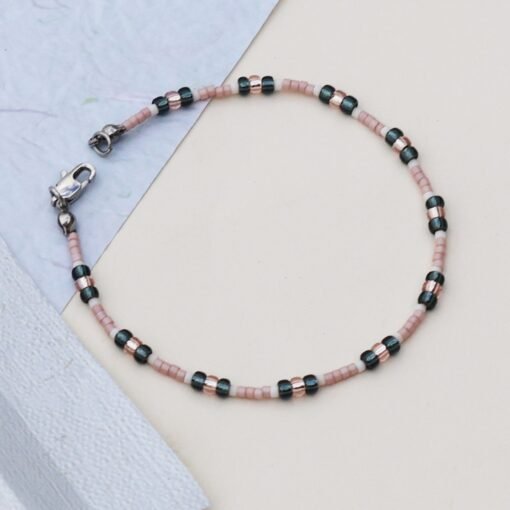 Montana Gleam Blush - Beaded Bracelet