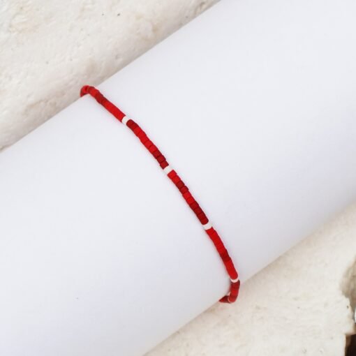 Really Red - Beaded Bracelet