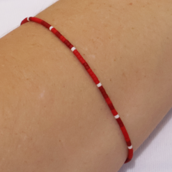 Really Red - Beaded Bracelet